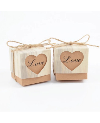 10er-Set Geschenkbox Love